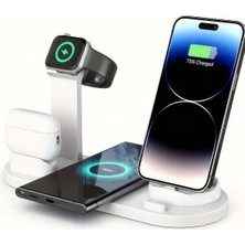 Novytech Çok Işlevli Şarj Istasyonu Beyaz Renk