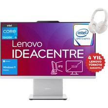 Lenovo Ideacentre Aıo Intel Core I5 13420H 16GB 1TB SSD 23.8" Fhd Windows 11 Home All-In-One Bilgisayar F0HN0053TR - H3 Lite Kulaklık Wz9