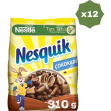 Nestle Nesquik Mısır Gevreği Çokokare 310 gr - (12 Adet)