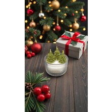 Nefha Candle Minik Çam Dekorlu Yılbaşı Mumu