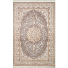 Eko Halı Persian Nw Per 01 Grey Dokulu Yüksek Dokuma Sıklığı ile Üretilen 120 Tarak Makine Halısı