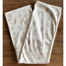 Seçkin Bulut Desenli Organik Pamuk Penye Battaniye