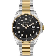 Jg. Polo Club Gold Gümüş Çelik Kordon Erkek Kol Saati LS03157M.3