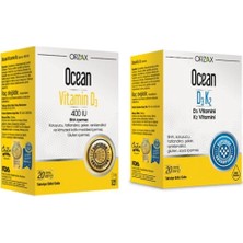 Orzax Çocuklar ve Yetişkinler Için D3 Vitamini Sprey 20 ml D3 K2 Vitamin Damla 20 ml