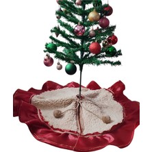 Moda Nur Yılbaşı Çam Ağacı Altı Örtüsü .lütfen Ölçüleri Dikkate Alıp Sipariş Verelim,80 cm