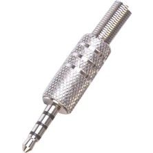 Novytech 3.5 mm 3 Boğumlu Metal Discman Jack Fiş