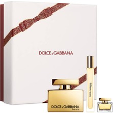 Dolce Gabbana The One Gold Intense Edp 75 ml + Edp 10 ml + Edp 5 ml