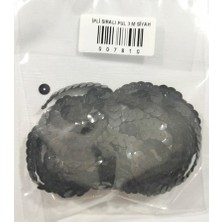 Sahra Ipli Sıralı Pul 3 M Siyah - 3 Paket