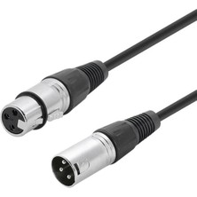 Novytech Fully G-526H Dişi Erkek Hazır 3 Metre Mikrofon Uzatma Kablosu