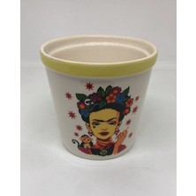 Lebron Seramik Dekoratif Saksı Kadın Figürlü