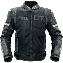 Forte Gt Titan Motosiklet Montu Kırmızı – Ce Onaylı Koruma, Nefes Alabilir, 3 Mevsim Sürüş Montu