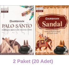 Darshan Geri Akışlı Şelale Tütsü 2'li Set (20 Adet Tütsü)