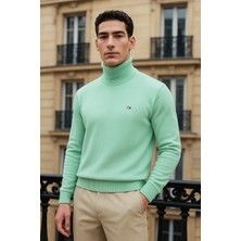 Comstar Erkek Uzun Premium Comfort Mint Kazak