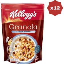 Kellogg's Granola Meyveli Tahıl Gevreği 340 gr - (12 Adet)