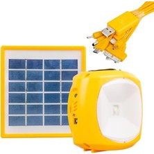 Karahanbey Şarjlı Solar Aydınlatma Seti Tek Panelli