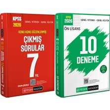 Benim Hocam Yayınları 2026 Kpss Konu Konu Düzenlenmiş Çıkmış Sorular 7 Yıl - 2026 Kpss Ön Lisans Çözümlü 10 Deneme