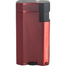 Quantoro MGM04-2 Delicili Çift Jet Alev E-Red Çakmak