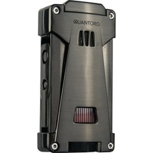 Quantoro MGM05-47 Delicili Üçlü Jet Alev Gunmetal Çakmak