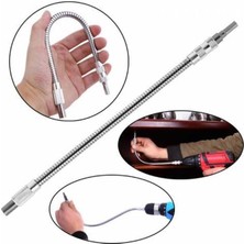 Novytech PM-20507 Esnek Bükülebilir Matkap Uzatma Hortumu 1/4 Bits Ucu 400MM