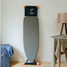 Özbience Büyük Boy Ütü Masası Kılıfı Ipli Stoperli Keçeli Örtü Bezi 55X140CM