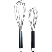 Kitchen Design Lab Metal Çırpıcı 35 ve 30 cm Ikili Set-Iki Boy Metal Çırpıcı