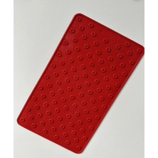 Özbience Kırmızı Silikon Ütü Altlığı, Yanmaz ve Yapışmaz, Ütü Masası Kılıfı