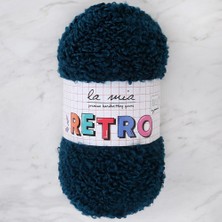 Sad La Mia Retro Petrol Mavisi El Örgü Ipi - LM5206