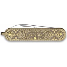 LTG Nova Lounge Sürbısa 61803 Pirinç Işlemeli Sürmene Çakısı 5,5 cm - Tek Bıçaklı