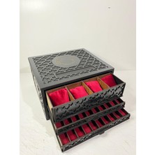 Kişiye Özel Kalın Ahşap Tesbih Kutusu(20 Tesbih 12 Saat)