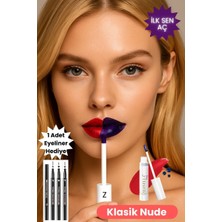 Zeonella Beauty Soyulabilir Ruj Klasik Nude Kalıcı Dudak Dövmesi