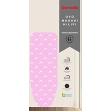 Özbience Pembe Xsmall Ütü Masası Kılıfı Örtüsü Hediye ile 120X45 cm
