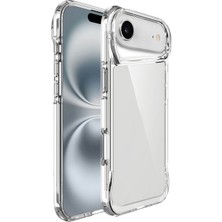 Forzacase iPhone 17 Air ile Uyumlu Gladia Serisi Kamera Köşe Korumalı Sert Plastik Şeffaf Kılıf