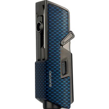 Quantoro MGM05-36 Delicili Iğneli Jet Alev Blue Carbon Çakmak