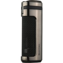 Quantoro MGM05-46 Delicili Üçlü Jet Alev Gunmetal Çakmak