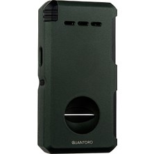 Quantoro MGM05-32 Kesicili Delicili Iğneli Çift Jet Alev Green Crackle Çakmak