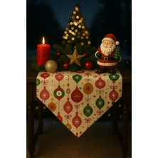 🎄 Yılbaşı Desenli Runner / Masa Örtüsü (142x40 cm)