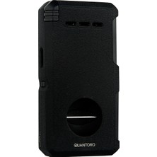 Quantoro MGM05-32 Kesicili Delicili Iğneli Çift Jet Alev Black Crackle Çakmak