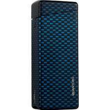 Quantoro MGM05-42 Jet Alev Blue Carbon Çakmak