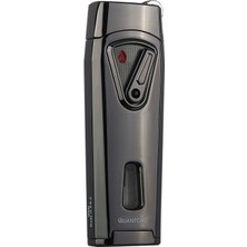 Quantoro MGM05-55 Çift Jet Alev Ice Black Çakmak
