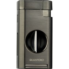 Quantoro MGM05-39 Kesicili Üçlü Jet Alev Gunmetal Çakmak