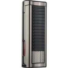 Quantoro MGM05-50 Delicili Çift Jet Alev Gunmetal Çakmak