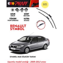 Kruger Renault Symbol Ön Muz Silecek Takımı 2009-2012 Arası Araca Özel Aparat
