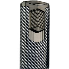 Quantoro MGM05-41 Delicili Üçlü Jet Alev Carbon Çakmak