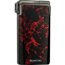 Quantoro MGM05-44 Soft ve Jet Alev Red Marble Çakmak