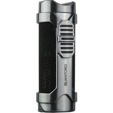 Quantoro MGM05-48 Delicili Üçlü Jet Alev Chrome Çakmak