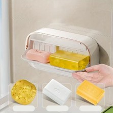 Novytech Kapaklı ve Drenaj Bölmeli Duvara Monte Sabunluk