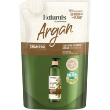 Naturals By Watsons Natural Argan Oil Refill Shampoo 450 ml – Moisturizing And Repairing Treatment