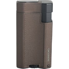Quantoro MGM04-2 Delicili Çift Jet Alev Brown Çakmak