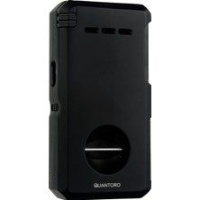 Quantoro MGM05-32 Kesicili Delicili Iğneli Çift Jet Alev E-Black Çakmak