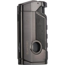 Quantoro MGM05-59 Delicili Üçlü Jet Alev Gunmetal Çakmak